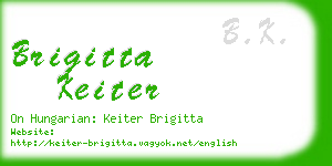 brigitta keiter business card